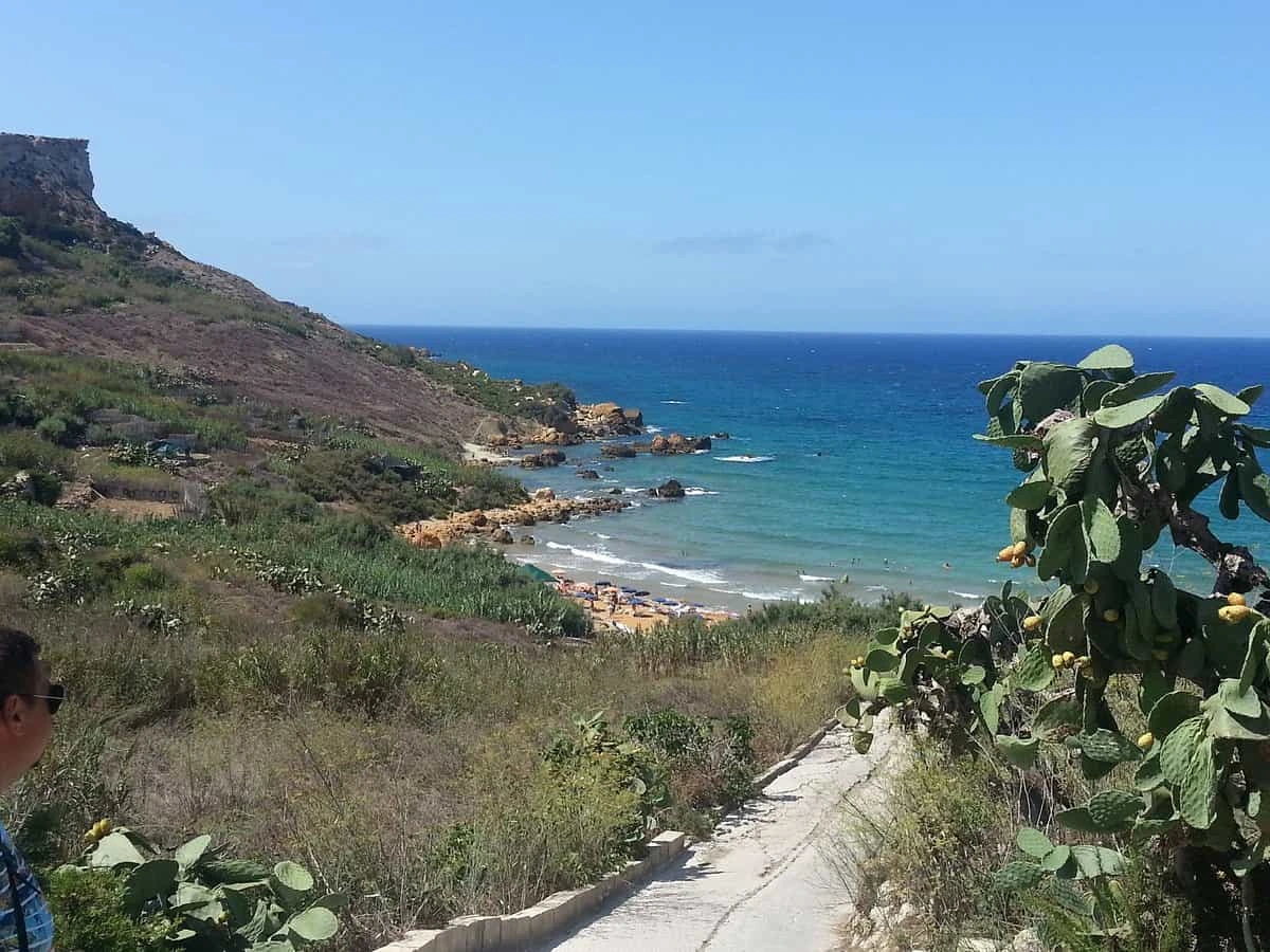 San Blas beach in Gozo