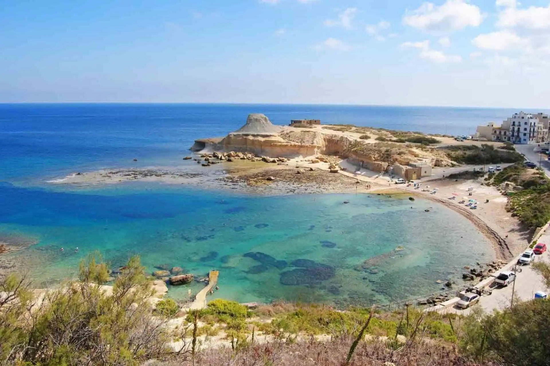 Xwejni Bay in Gozo